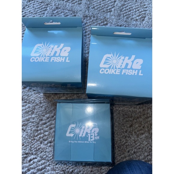 HIDEUP COIKE Fish L #242 & Coike 13mm  #141 Soft Bait NEW - Picture 5 of 9